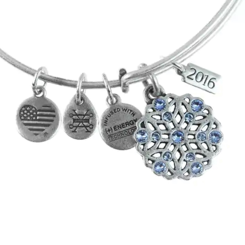 Alex and Ani Snowflake Bangle
